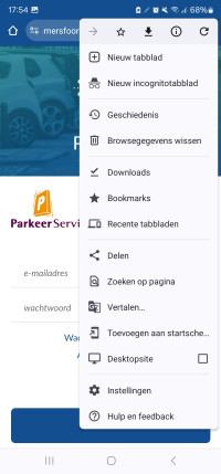 afbeelding snelkoppeling ParkStart maken